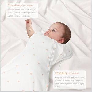 3-Way Wearable Swaddle Blankets Sleep Sacks with Arms Up, Up Sleeping Sack